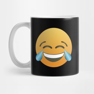 JOY - Face with tears of joy, haha emoji Mug